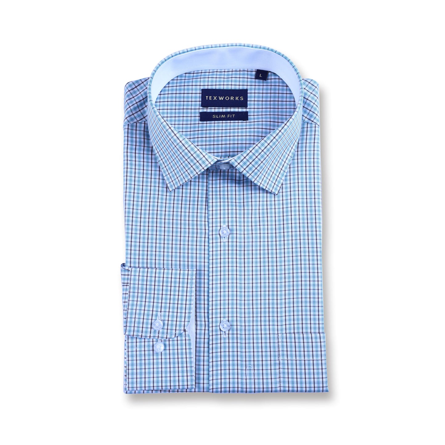 Green Fine Twill Checks Twill Yarn Dyed Shirt
