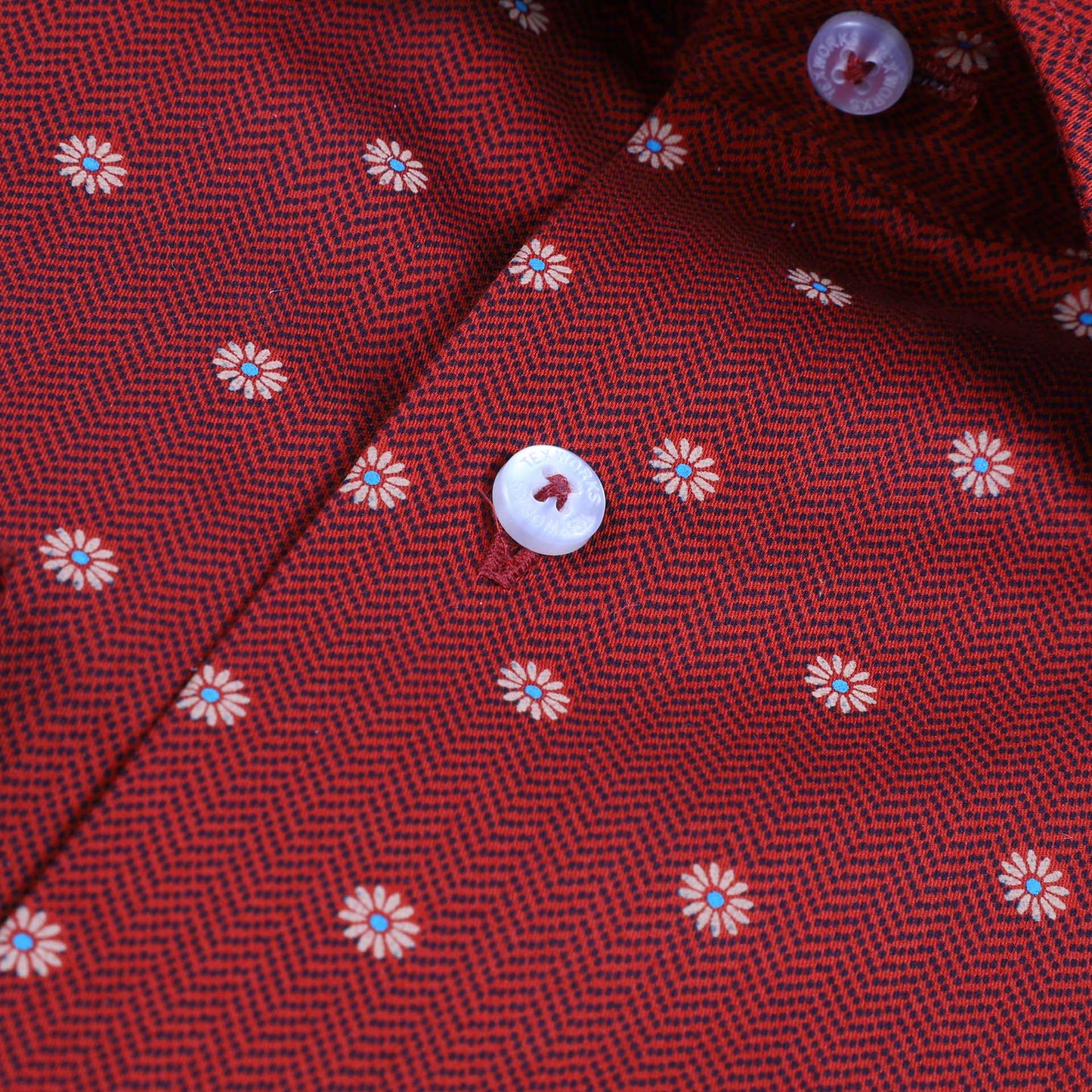 Maroon Floral Satin Printed Shirt