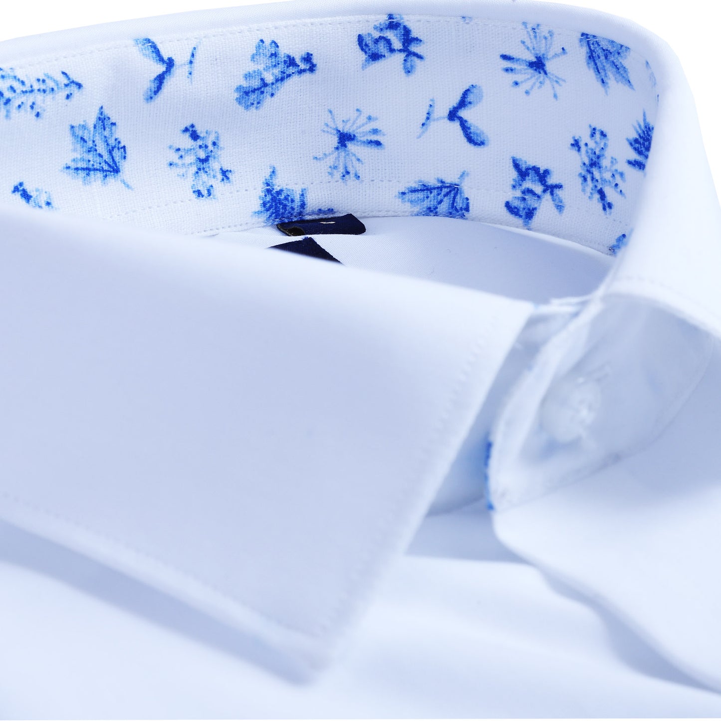 White Cotton Poplin Solid  Plain Shirts