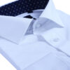 White Cotton Poplin Plain Shirts