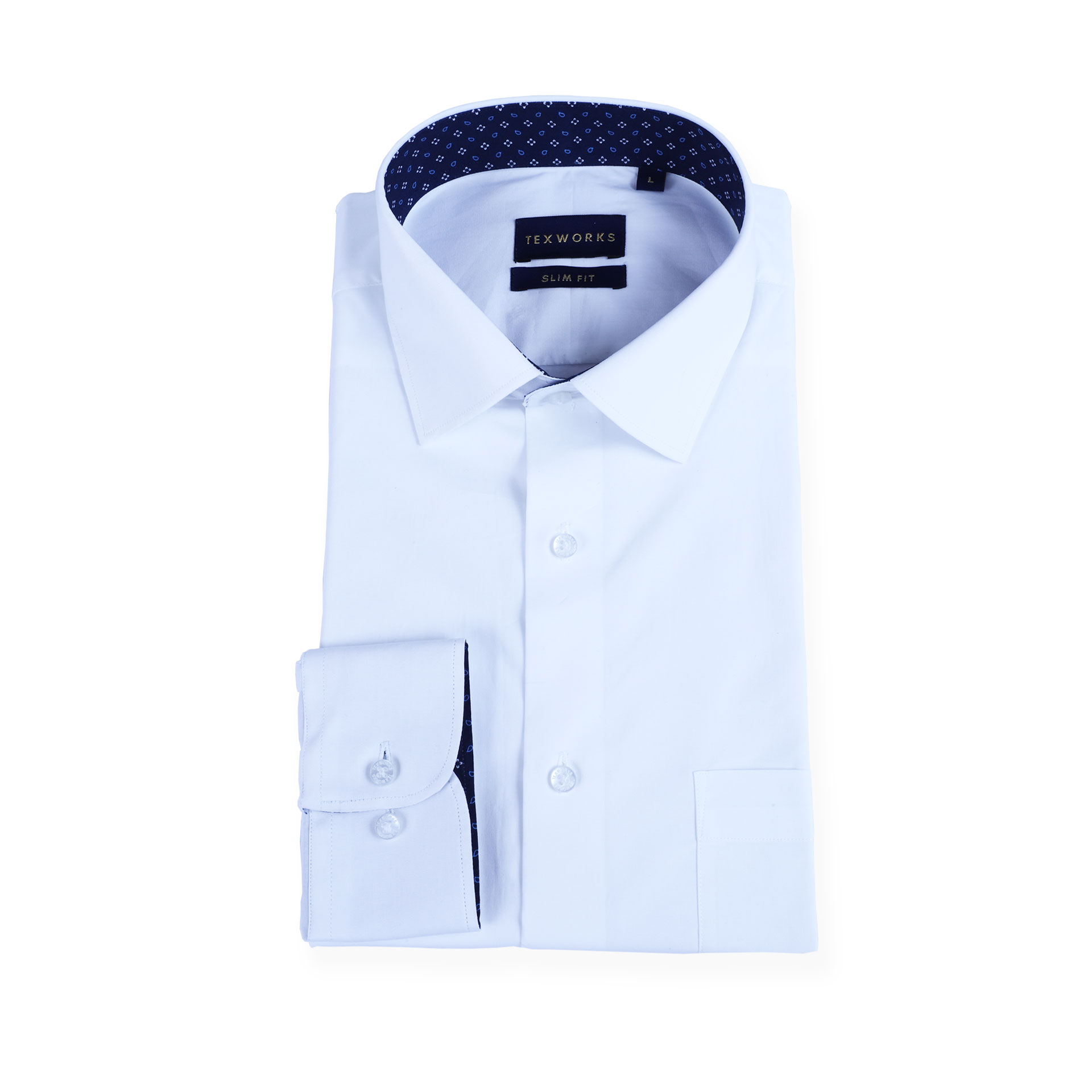 White Cotton Poplin Plain Shirts, Buy White Formal Shirt for Men at Online